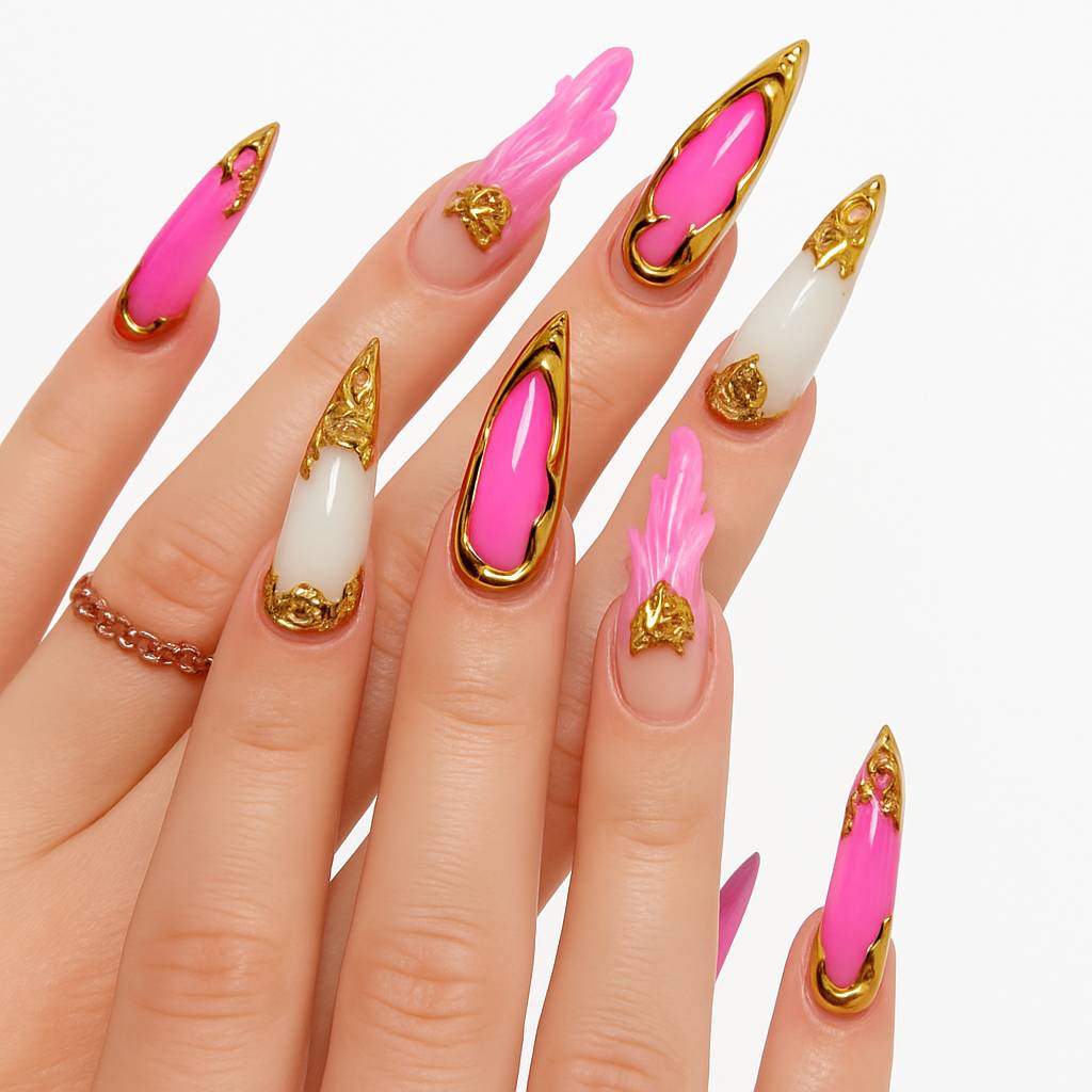 Halloween Press On Nails – Horror Anime Inspired Designs